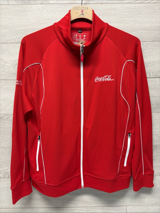 Coca Cola Other - Coca Cola Men's Red Casual Full Zip Sweater
